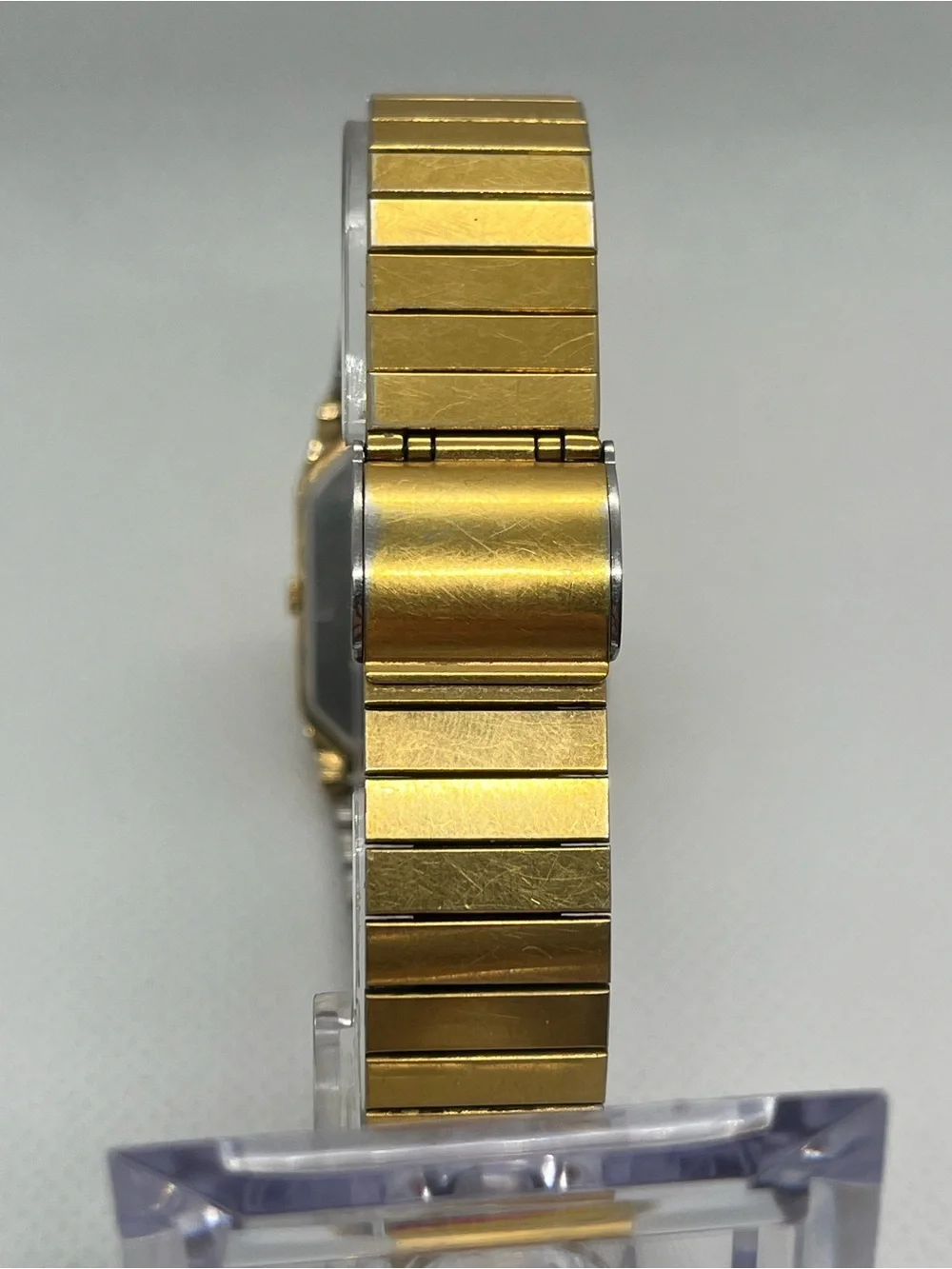 Men's Vintage 1983 Watch SEIKO 7430-5409 Gold 7.5” Wrist Running